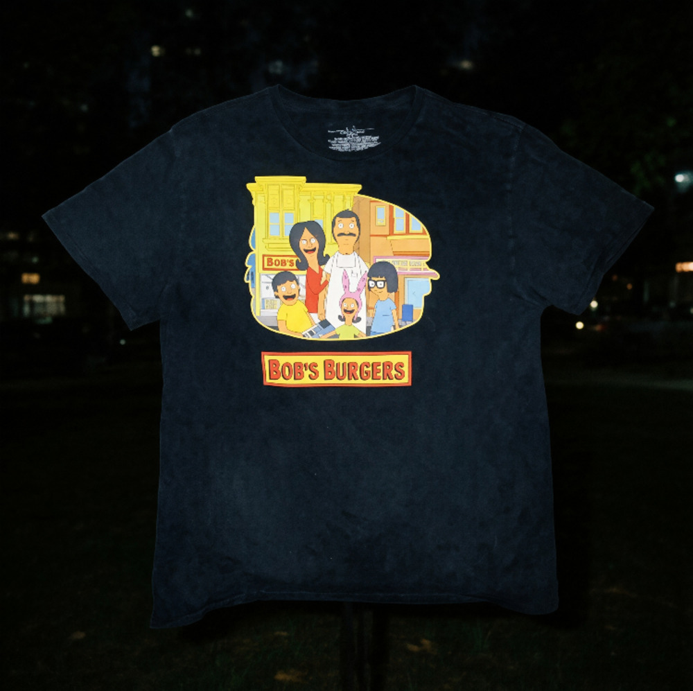 Bob's Burgers Family Graphic Black T-Shirt